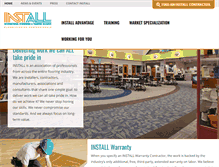 Tablet Screenshot of installfloors.org
